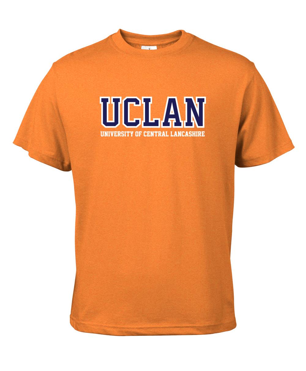 Orange UCLan Logo Tshirt